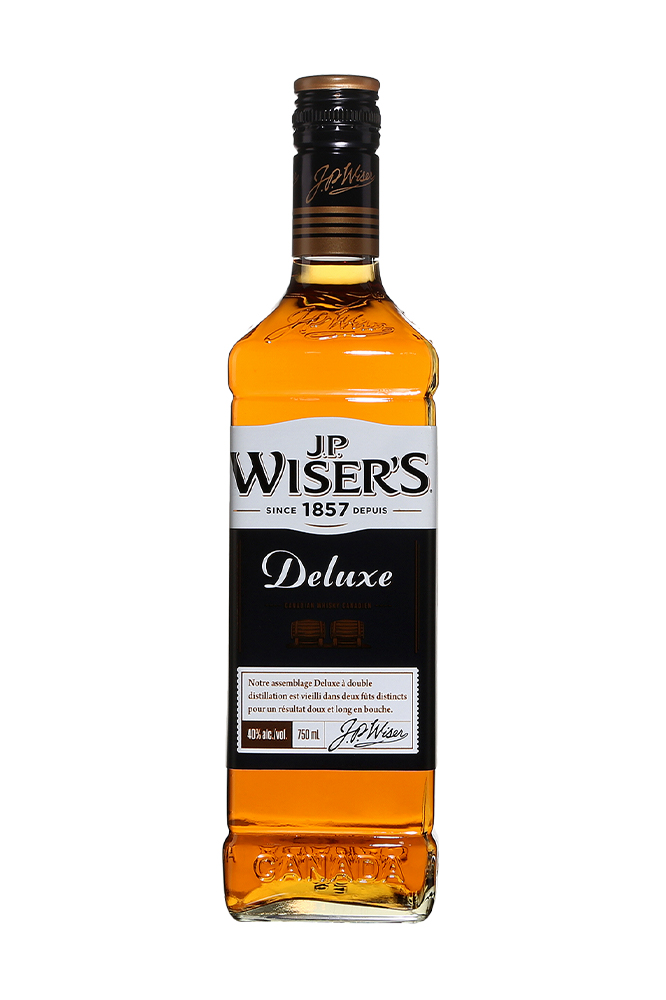 J.P. Wiser's Whisky Canada Deluxe 750mL Bottle, Whiskey & Bourbon