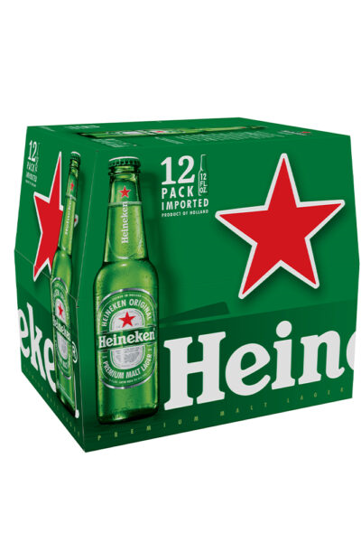 HEINEKEN LAGER (BOTTLES) 12 x 330 mL