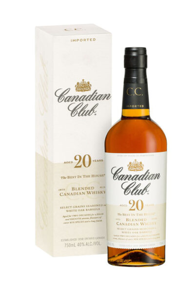 CANADIAN CLUB 20 YR OLD