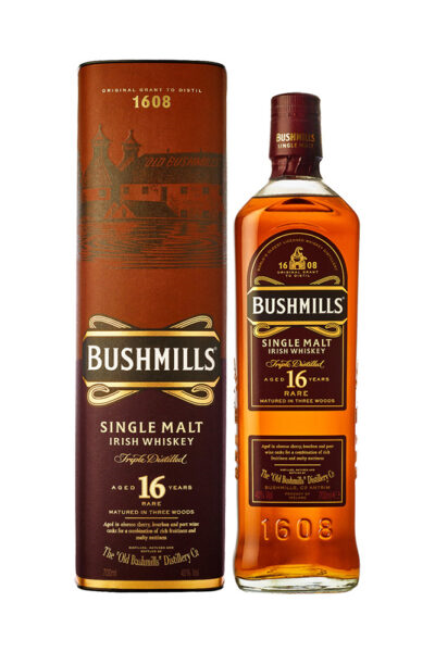 BUSHMILLS 16 YEAR OLD IRISH WHISKY