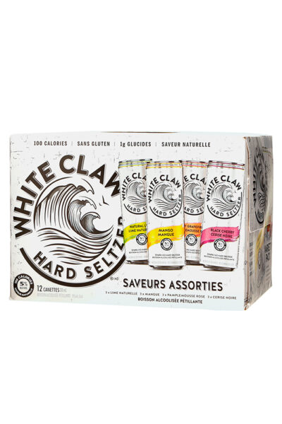 WHITE CLAW VARIETY 12 PACK
