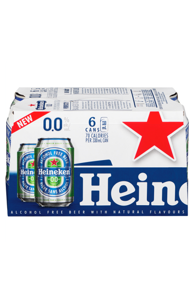 HEINEKEN 0.0, 330ML 6EC CAN