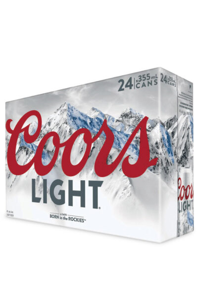 COORS LIGHT 24 CANS